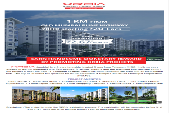 Xrbia Abode introduces 2 BHK homes starting at 20 lacs